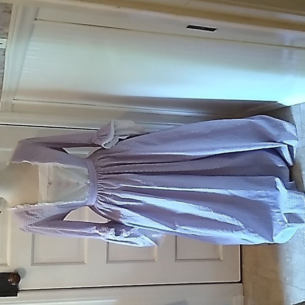Vintage historical Renaissance Fair colonial  dress apron set
